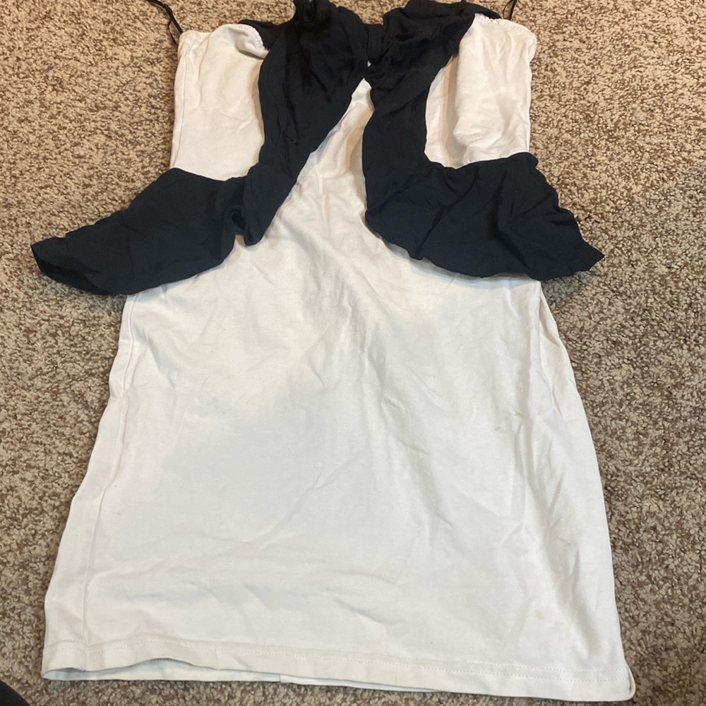 H&M White and black top or dress